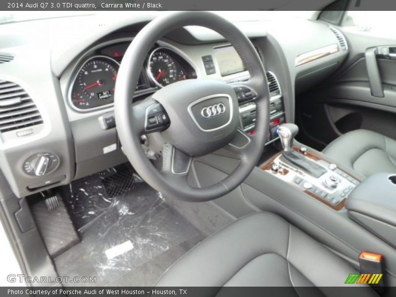 Carrara White / Black 2014 Audi Q7 3.0 TDI quattro