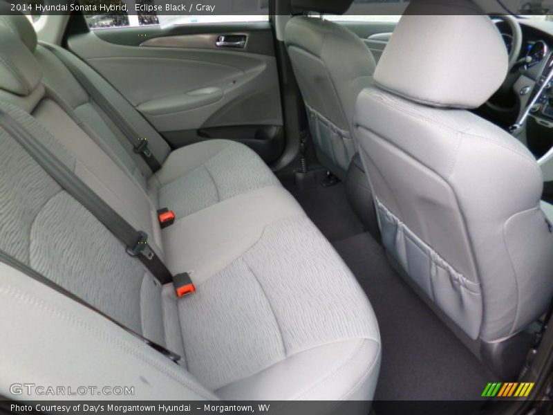 Rear Seat of 2014 Sonata Hybrid