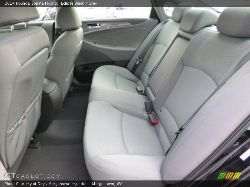 Rear Seat of 2014 Sonata Hybrid