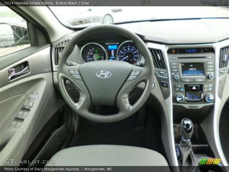 Dashboard of 2014 Sonata Hybrid