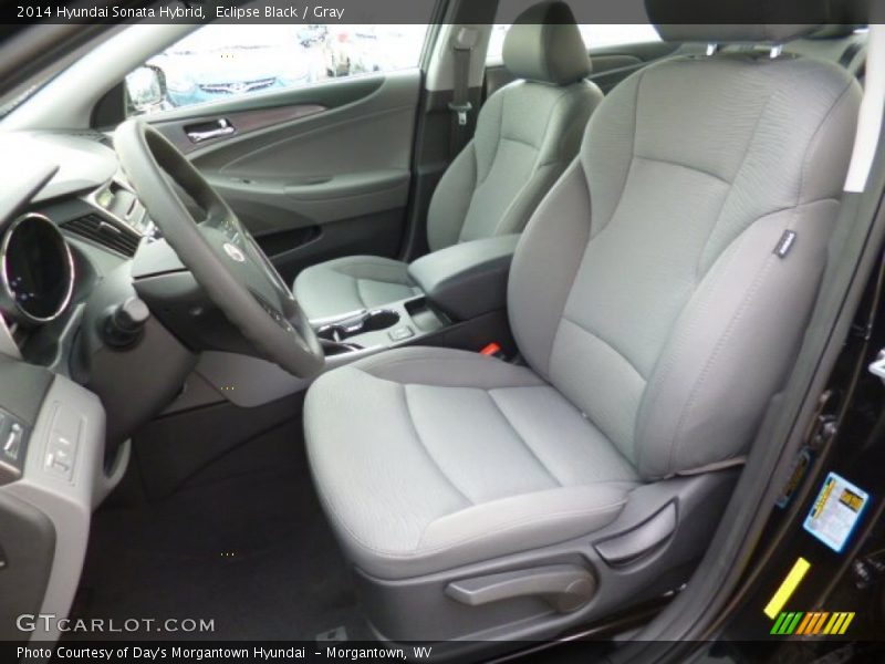 Front Seat of 2014 Sonata Hybrid