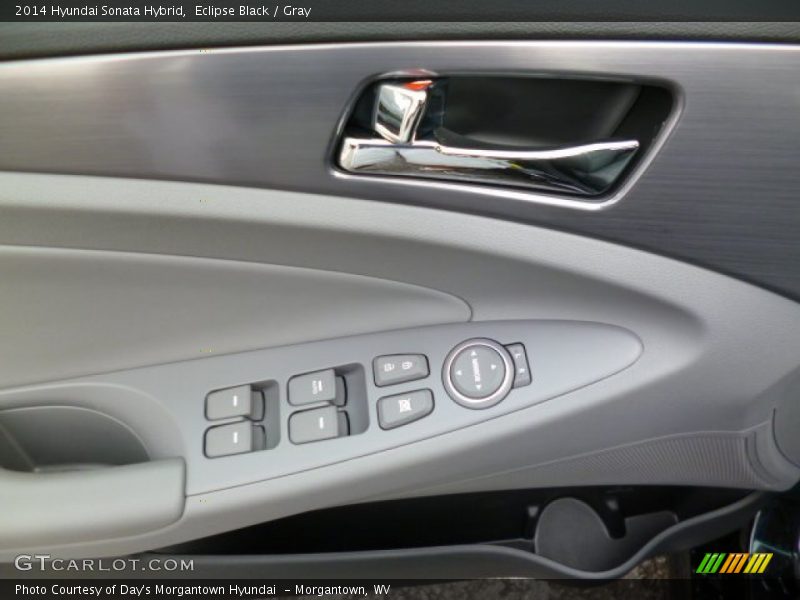 Eclipse Black / Gray 2014 Hyundai Sonata Hybrid