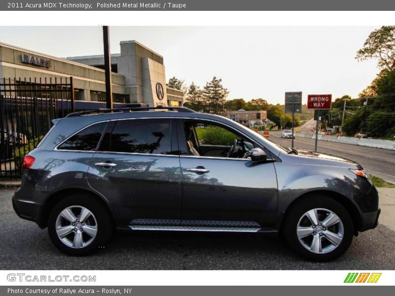 Polished Metal Metallic / Taupe 2011 Acura MDX Technology