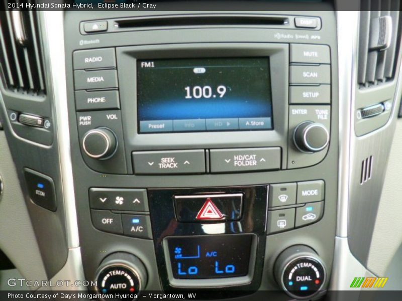 Controls of 2014 Sonata Hybrid