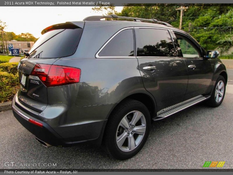 Polished Metal Metallic / Taupe 2011 Acura MDX Technology
