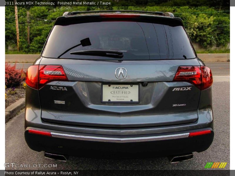 Polished Metal Metallic / Taupe 2011 Acura MDX Technology