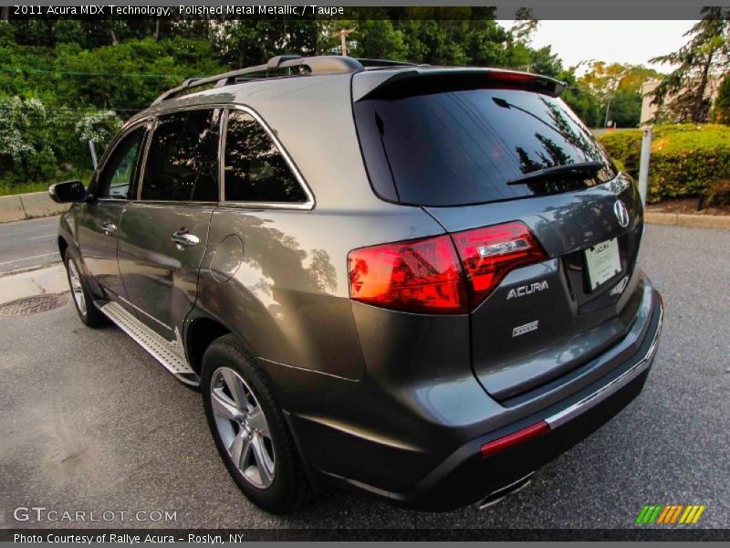 Polished Metal Metallic / Taupe 2011 Acura MDX Technology