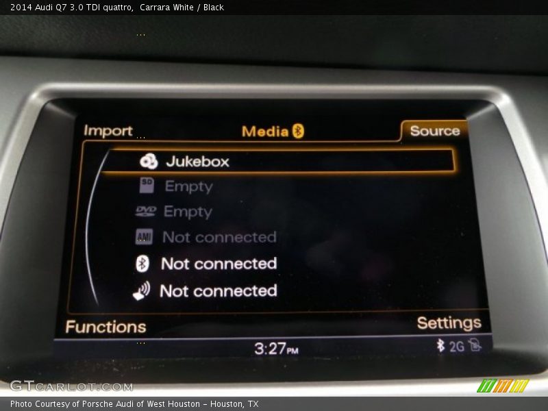 Carrara White / Black 2014 Audi Q7 3.0 TDI quattro
