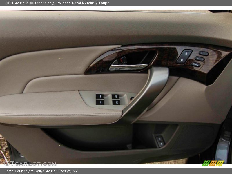 Polished Metal Metallic / Taupe 2011 Acura MDX Technology