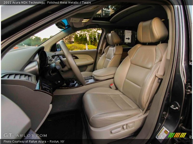 Polished Metal Metallic / Taupe 2011 Acura MDX Technology