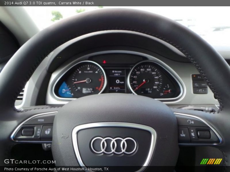 Carrara White / Black 2014 Audi Q7 3.0 TDI quattro