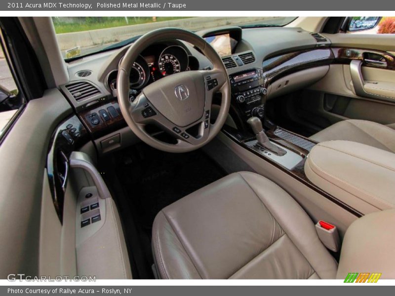 Polished Metal Metallic / Taupe 2011 Acura MDX Technology