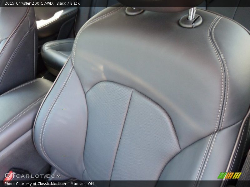 Black / Black 2015 Chrysler 200 C AWD