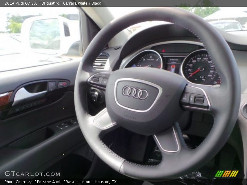 Carrara White / Black 2014 Audi Q7 3.0 TDI quattro
