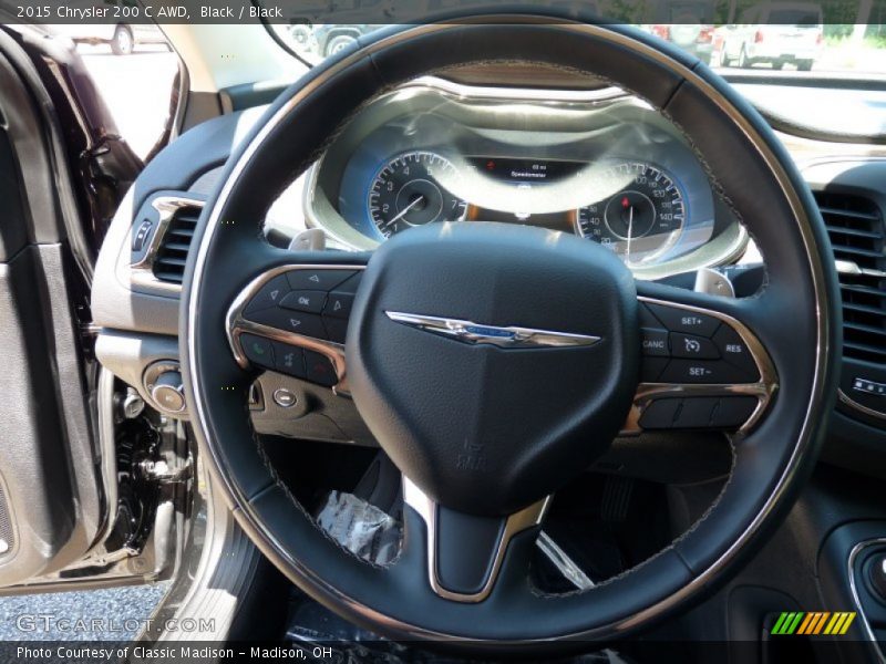 Black / Black 2015 Chrysler 200 C AWD