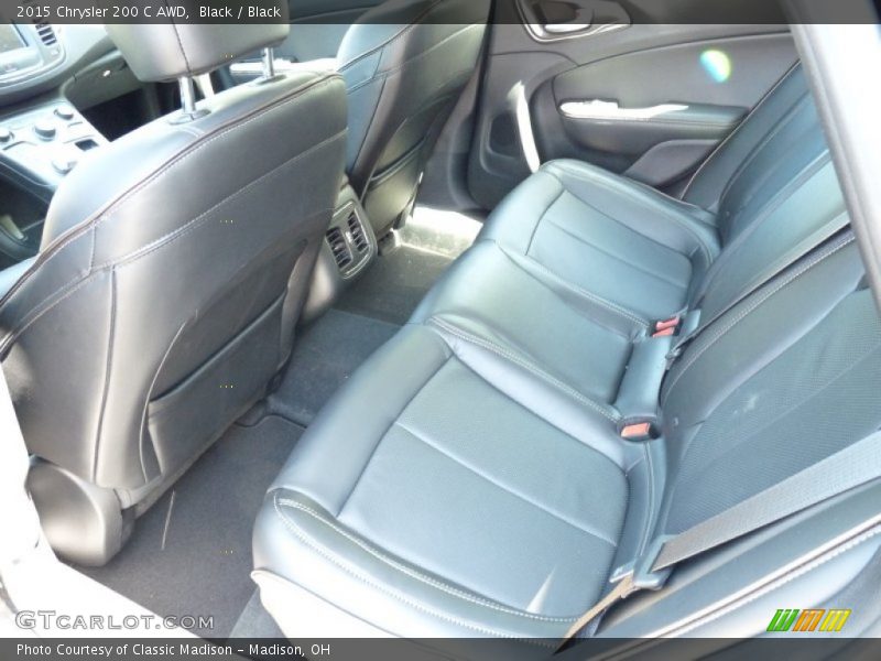 Black / Black 2015 Chrysler 200 C AWD