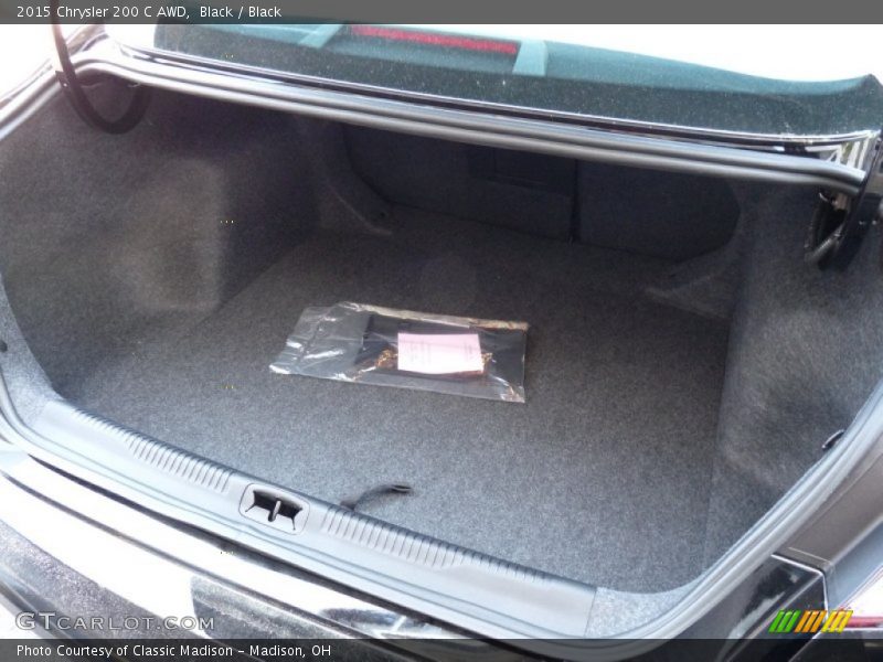Black / Black 2015 Chrysler 200 C AWD