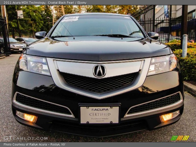 Crystal Black Pearl / Ebony 2011 Acura MDX Technology