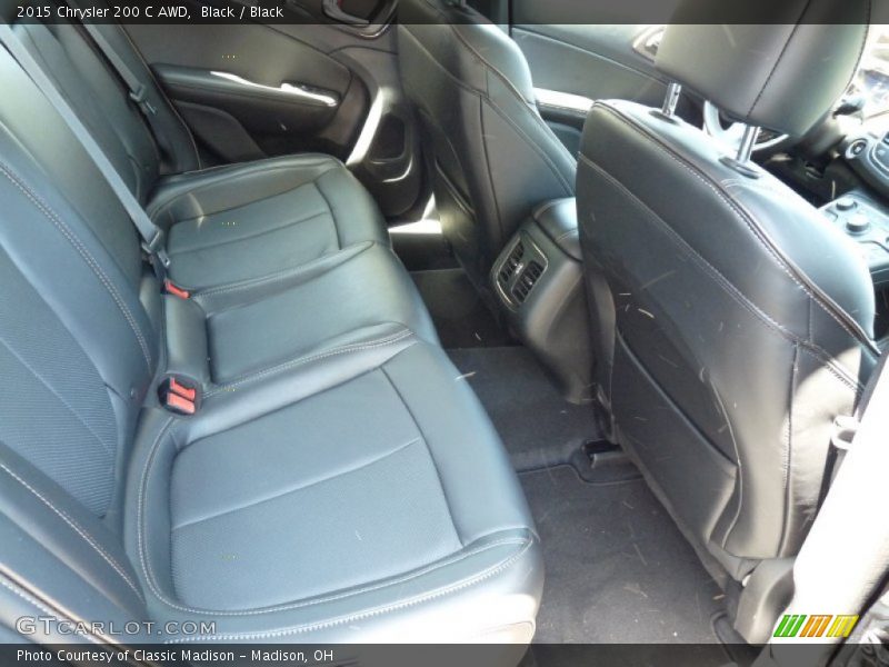 Black / Black 2015 Chrysler 200 C AWD