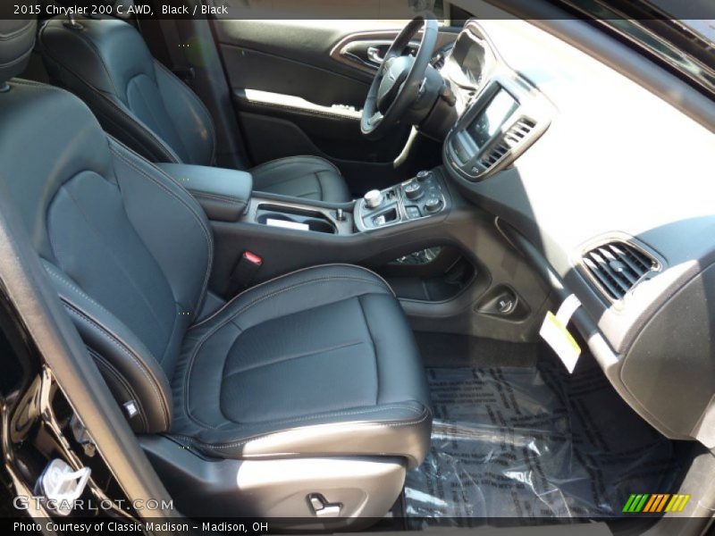 Black / Black 2015 Chrysler 200 C AWD