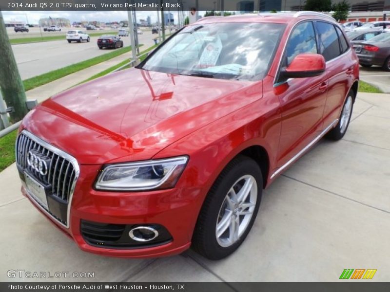 Volcano Red Metallic / Black 2014 Audi Q5 2.0 TFSI quattro