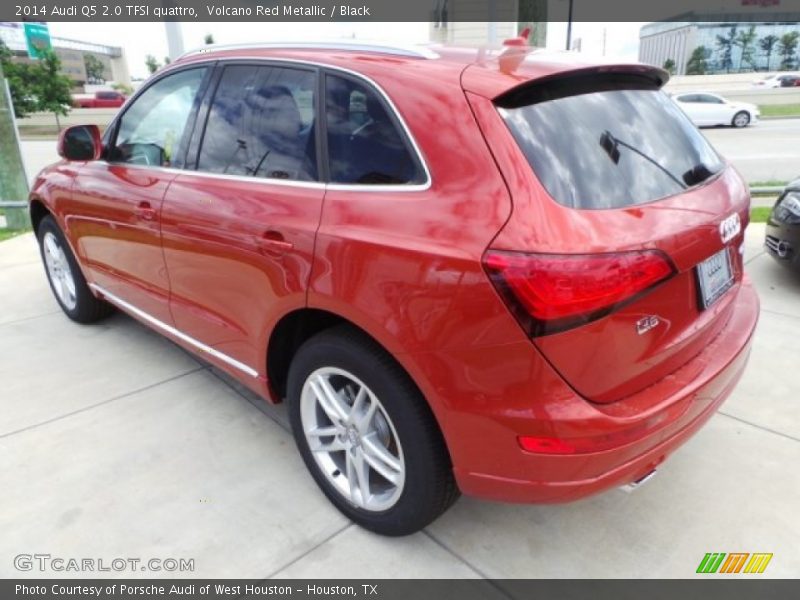 Volcano Red Metallic / Black 2014 Audi Q5 2.0 TFSI quattro