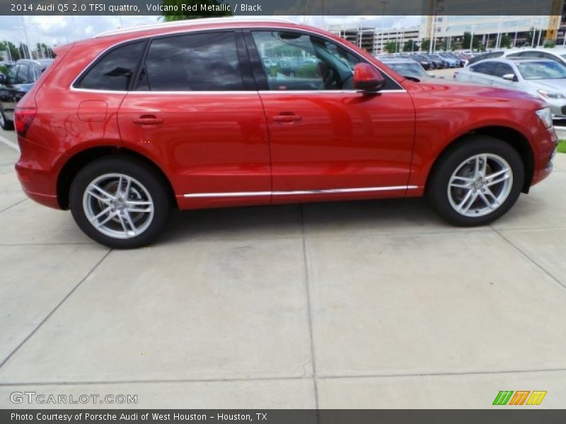 Volcano Red Metallic / Black 2014 Audi Q5 2.0 TFSI quattro