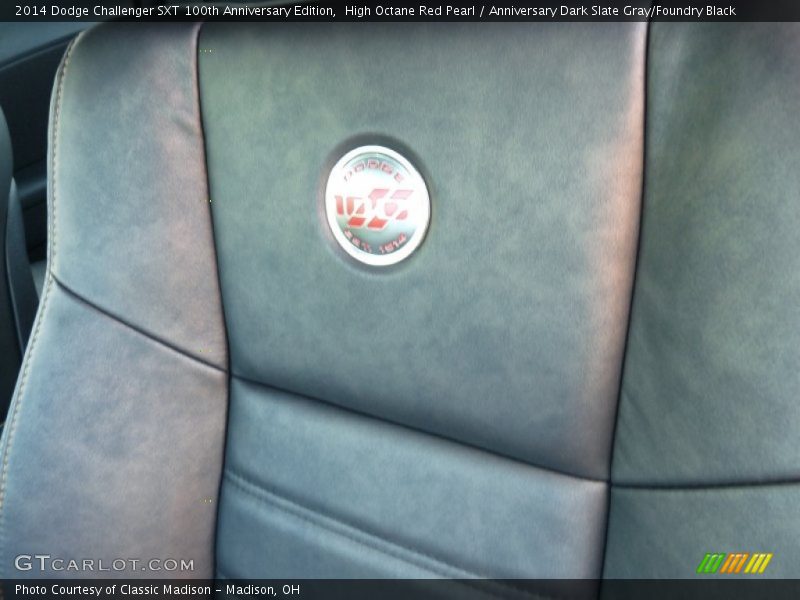 High Octane Red Pearl / Anniversary Dark Slate Gray/Foundry Black 2014 Dodge Challenger SXT 100th Anniversary Edition