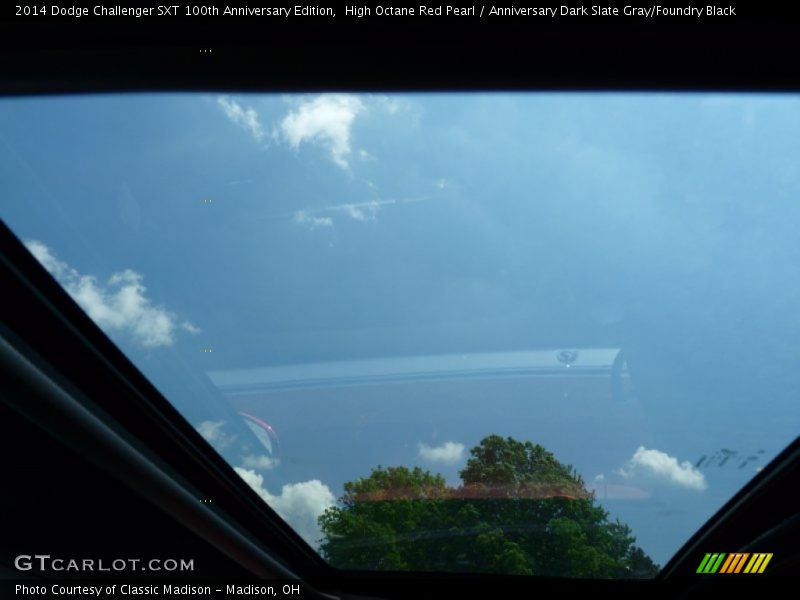 High Octane Red Pearl / Anniversary Dark Slate Gray/Foundry Black 2014 Dodge Challenger SXT 100th Anniversary Edition