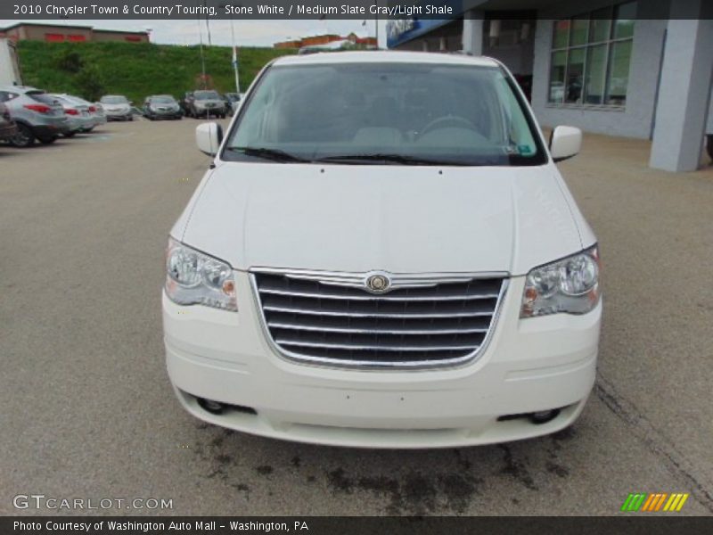 Stone White / Medium Slate Gray/Light Shale 2010 Chrysler Town & Country Touring