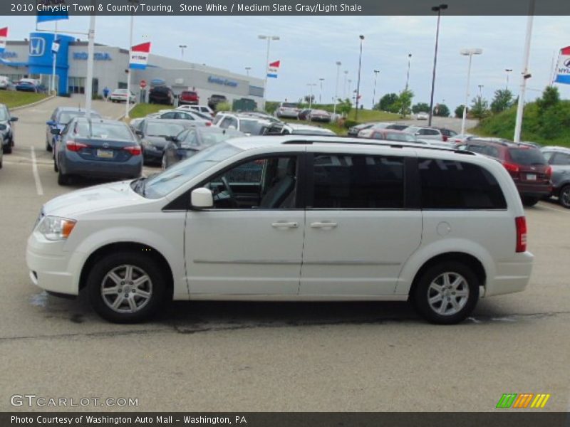 Stone White / Medium Slate Gray/Light Shale 2010 Chrysler Town & Country Touring