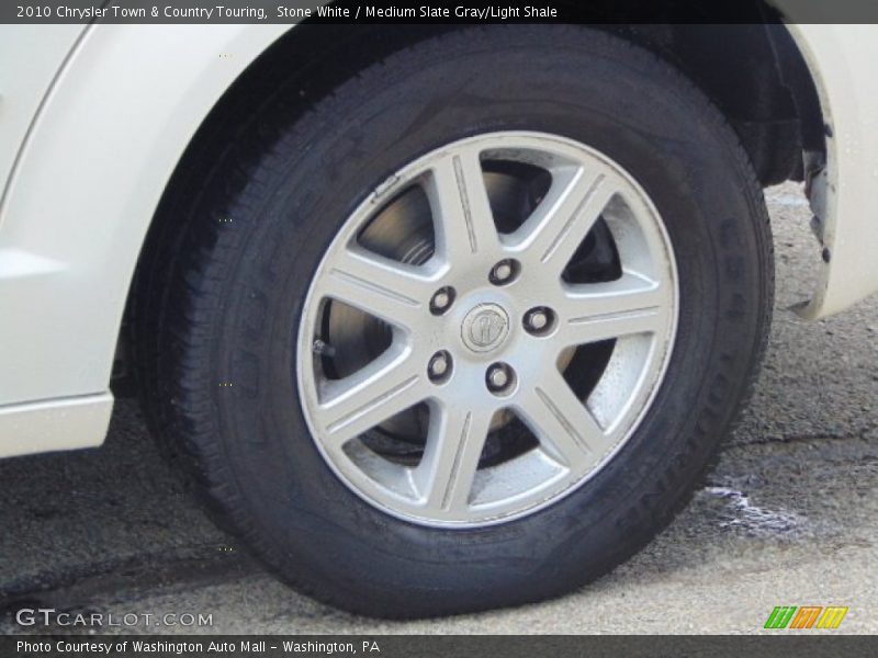 Stone White / Medium Slate Gray/Light Shale 2010 Chrysler Town & Country Touring