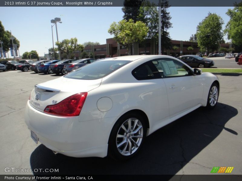 Moonlight White / Graphite 2013 Infiniti G 37 Journey Coupe
