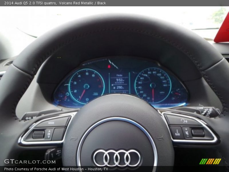 Volcano Red Metallic / Black 2014 Audi Q5 2.0 TFSI quattro