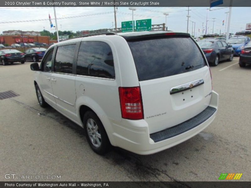 Stone White / Medium Slate Gray/Light Shale 2010 Chrysler Town & Country Touring