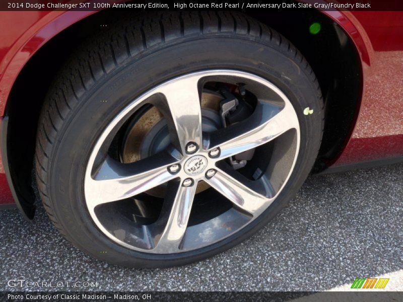 High Octane Red Pearl / Anniversary Dark Slate Gray/Foundry Black 2014 Dodge Challenger SXT 100th Anniversary Edition