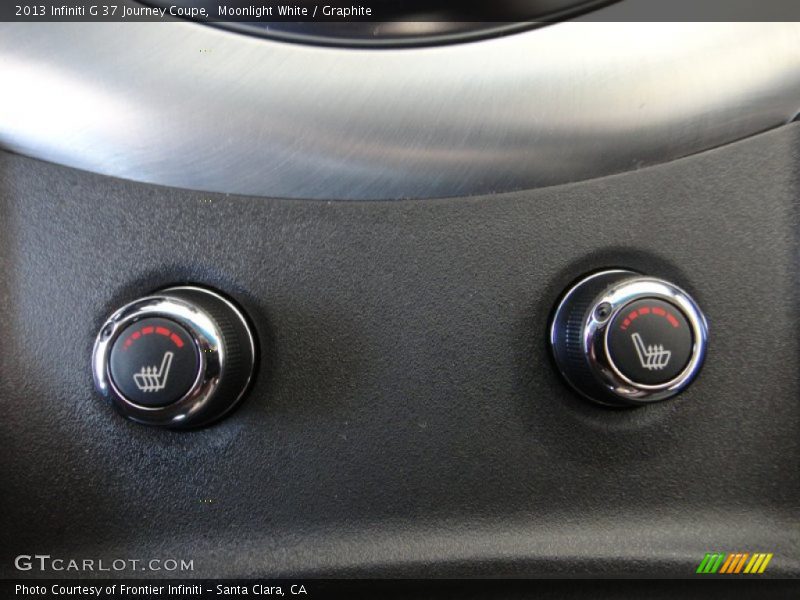 Moonlight White / Graphite 2013 Infiniti G 37 Journey Coupe