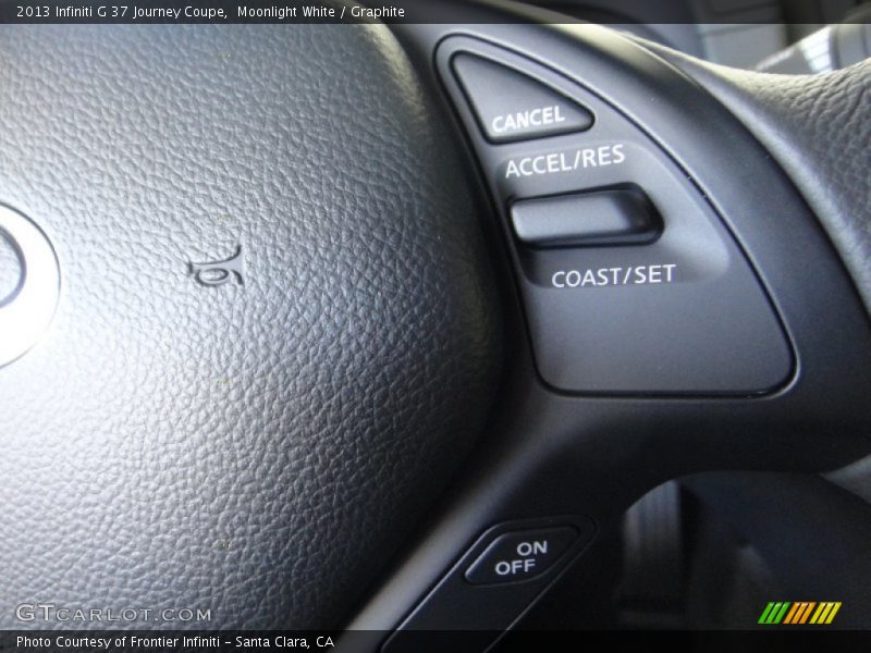 Moonlight White / Graphite 2013 Infiniti G 37 Journey Coupe