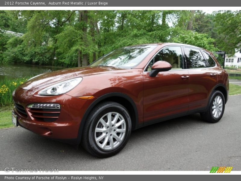 Auburn Red Metallic / Luxor Beige 2012 Porsche Cayenne