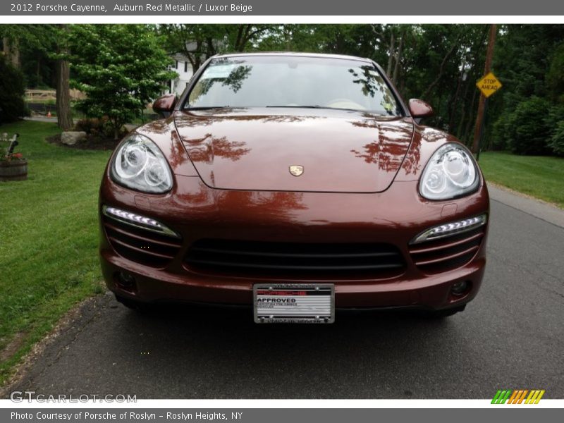 Auburn Red Metallic / Luxor Beige 2012 Porsche Cayenne