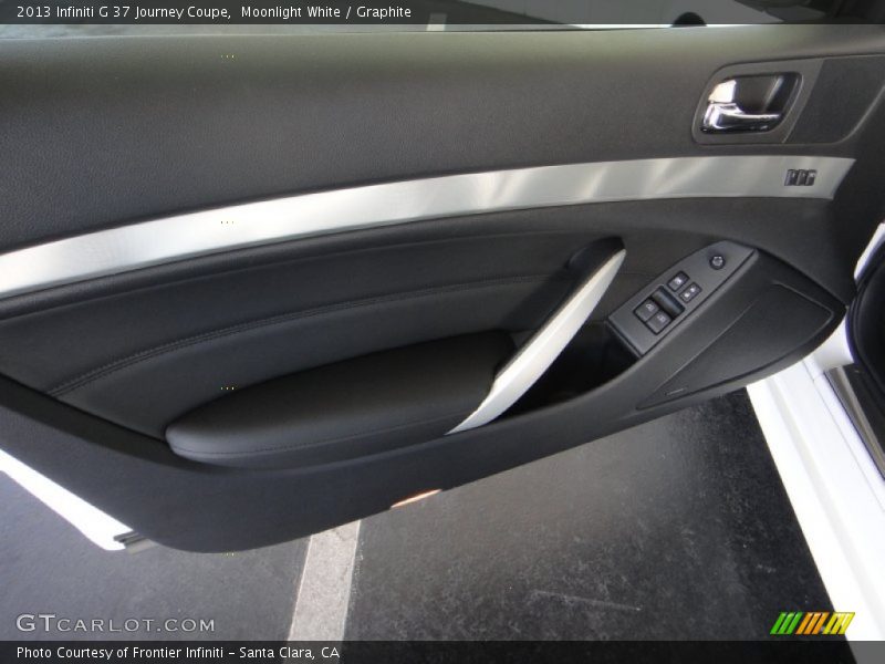 Moonlight White / Graphite 2013 Infiniti G 37 Journey Coupe