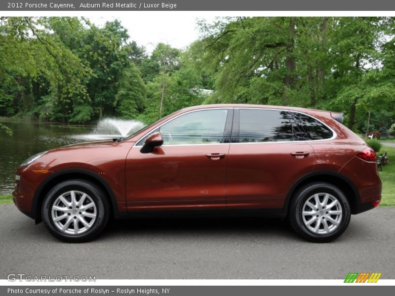 Auburn Red Metallic / Luxor Beige 2012 Porsche Cayenne