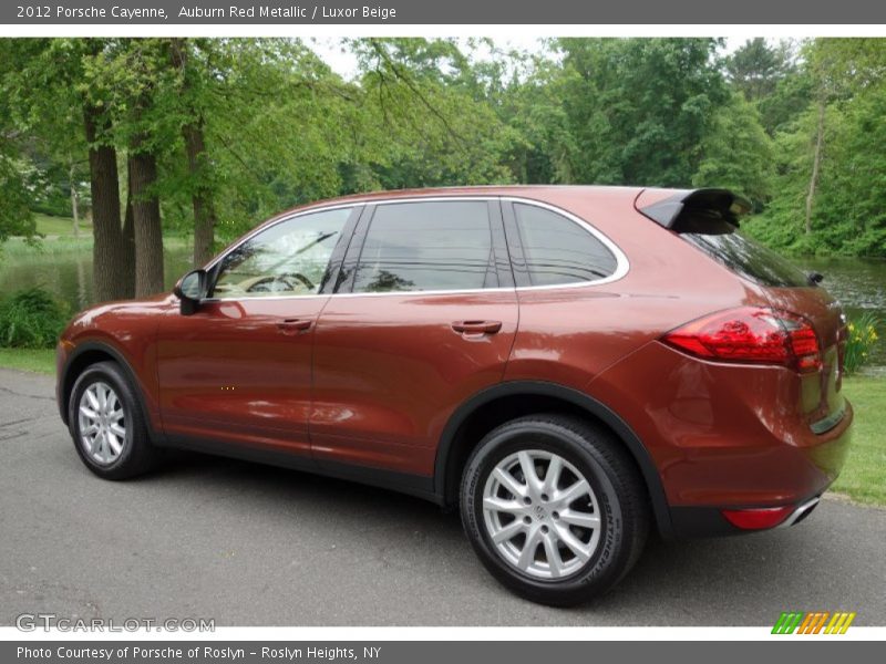 Auburn Red Metallic / Luxor Beige 2012 Porsche Cayenne