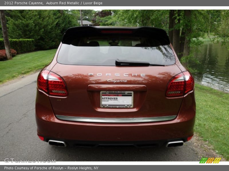 Auburn Red Metallic / Luxor Beige 2012 Porsche Cayenne
