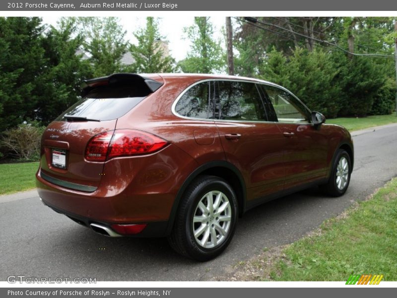 Auburn Red Metallic / Luxor Beige 2012 Porsche Cayenne
