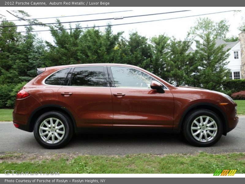 Auburn Red Metallic / Luxor Beige 2012 Porsche Cayenne
