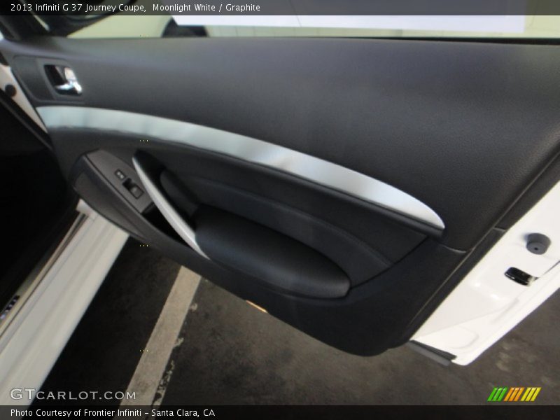 Moonlight White / Graphite 2013 Infiniti G 37 Journey Coupe