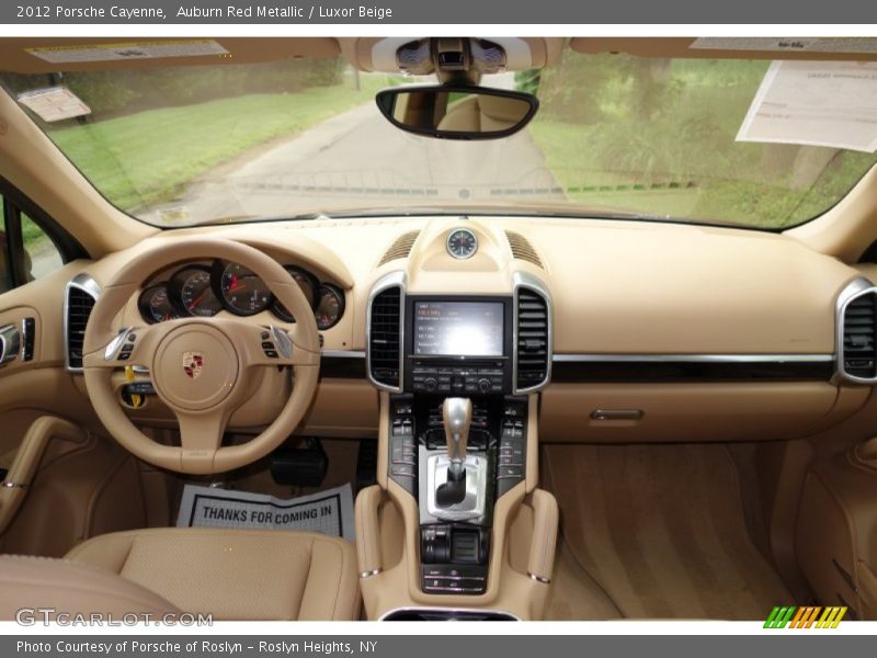 Auburn Red Metallic / Luxor Beige 2012 Porsche Cayenne