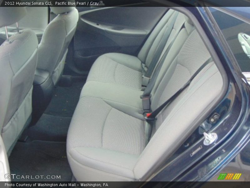 Pacific Blue Pearl / Gray 2012 Hyundai Sonata GLS