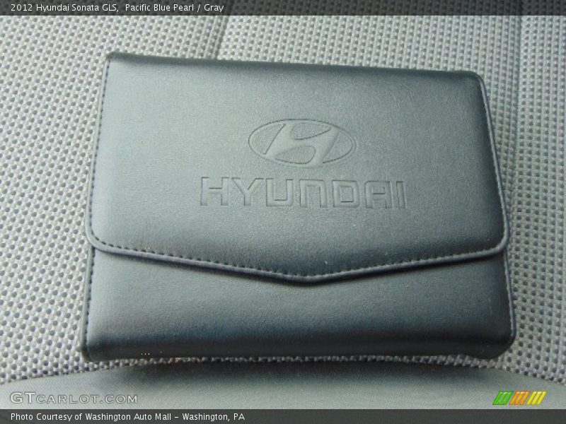 Pacific Blue Pearl / Gray 2012 Hyundai Sonata GLS